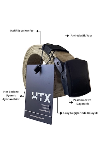 Utx Taktik Palaska-kemer Unısex Bej