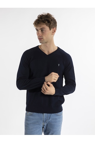 Trussardi Trussardı Erkek Kazak TRRD003638 Lacivert