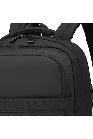 Laptop Gözlü Business Sırt Çantası Oxford Kumaş 8679 Siyah