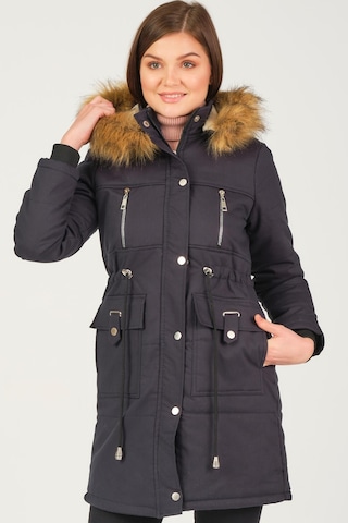 Z6711 Dewberry Cremona Bayan Kaban-düz Lacivert