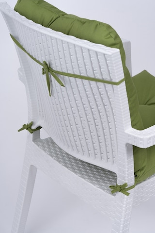 Altınpamuk Neva Pofidik Arkalıklı Özel Dikiş Sandalye Minderi Yeşil