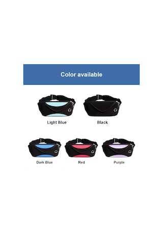 Geeksen Kadınlar Erkekler İçin Su Geçirmez Fanny Paketleri Taktik Bel Kemeri Çantası Küçük Çapraz Askılı Bel Çantası Koşu Yürüyüş Balıkçılık Seyahat İçin Kulaklık Delikli Bel Paketleri