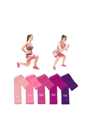 Micro Egzersiz Bandı 5li Set Diğer