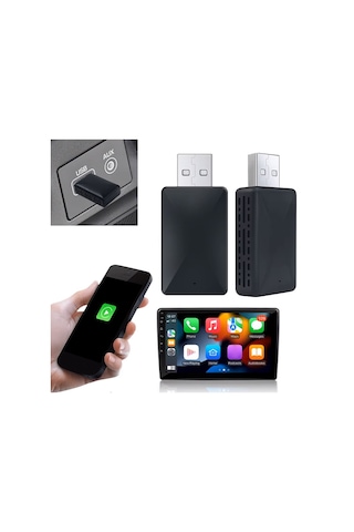 Ally Kablosuz Car Play Adaptörü Android Cihazlar Için Wireless Carplay Çevirici