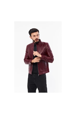 Derinss Der198 Hakiki Deri Erkek Bordo Mont 001