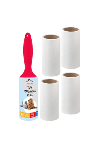 Life Line Tüy Toplayıcı Rulo + 4 Adet Yedek Rulo