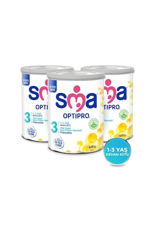 Sma Optipro 3 Çocuk Devam Sütü 800 G 3 Adet