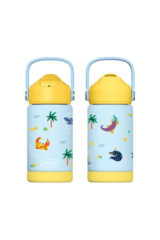 Sipnjoy - Flipsip Çocuk Su Termosu 360 Ml - Snappy Croc Sanppy Croc