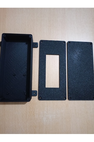 Arduino Mega Plastik Proje Kutusu 3 Renk Mavi Siyah Beyaz 175 80 35 Mm Çift Kapaklı