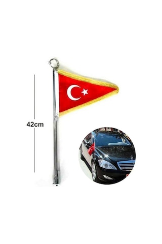 Oto Flama Bayrak Direği Tampona Takılan Bayrak Direği