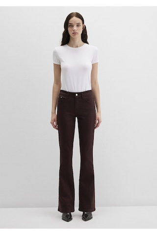 Mavi - Molly Kahverengi Gabardin Pantolon 1013691199 Kahverengi
