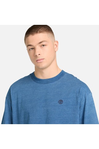 Timberland Indigo Tee Erkek T-shirt-32263 Mavi