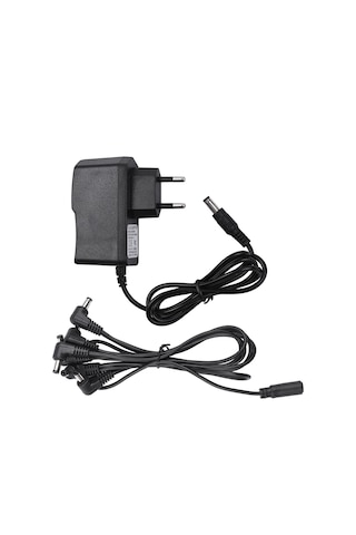 Ruicoo Gitar Efekt Çipi Gönüllü Adaptörü - 6'lı Daisy Chain Kablolu,湾头, Avrupa Standardı Ac100-240v