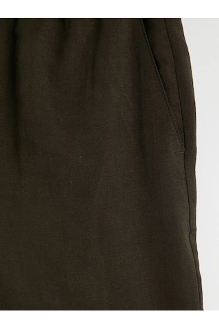 Lc Waikiki Kahverengi Standart Kalıp Beli Lastikli Erkek Pantolon