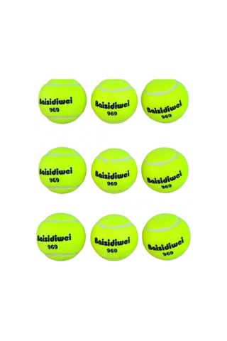 9 Lu Tenis Topu Seti Keçe Kaplamalı Dayanıklı Ve Dengeli Zıplama