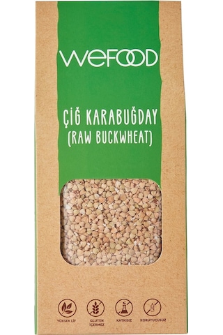 Wefood Glütensiz Çiğ Karabuğday Tanesi 400 gr (Greçka)