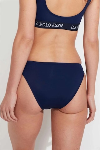 U.S. Polo Assn. Kadın Lacivert Ince Kenar Bikini Alt Lacivert
