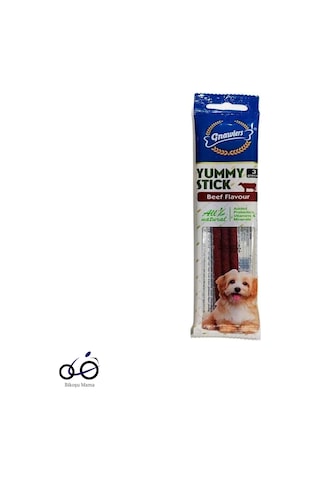 Gnawlers Yummy Meaty Biftek Aromalı Köpek Ödül Çubuğu 20gr