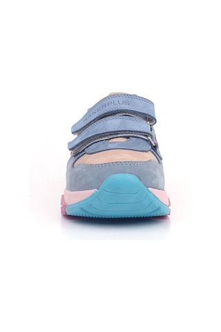 Ortopedikal 3880 Rakerplus Hakiki Deri Mavi Pudra Çocuk Sneakers Spor Ayakkabı Cırtlı Mavi Pudra
