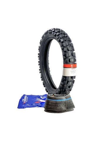 120/80-18 460-18 Tt İç Lastikli Tip Enduro Lastiği +iç Lastik Takım