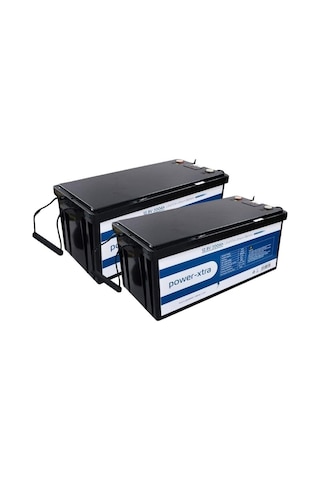 Power-xtra 12.8v 200ah Lifepo4 Lityum Akü - Ekranlı - Siyah Kutu 2 Li