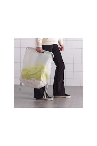 Ikea 50 Litre Beyaz,katlanır, Çamaşır Sepeti Açılır Kapanır Pratik Kirli Sepeti 50 Lt U42x G43x Y60 Cm Çok Renkli
