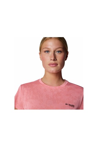 Columbia Bluebird Canyon Kadın Kısa Kollu Tişört-8213 Pembe