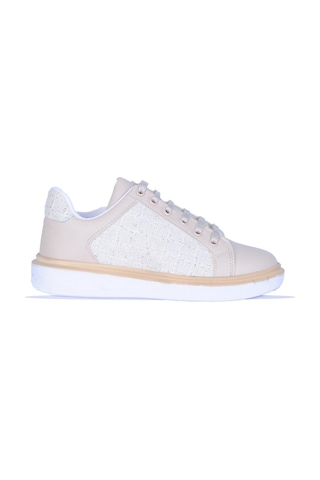 Skuaiter Skuaıter 708 Lady Kadın Sneaker Ayakkabı Bej