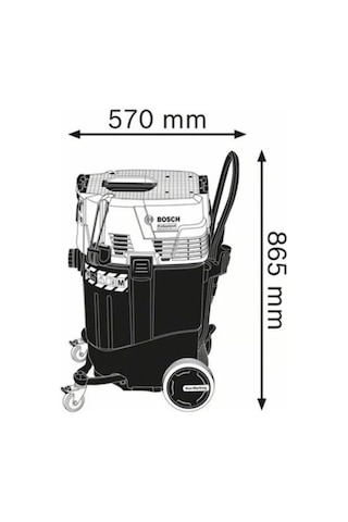 Bosch Professional GAS 55 M AFC Islak/Kuru Elektrikli Süpürge - 06019C3300