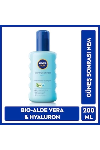 Nivea Sun Güneş Sonrası Nem Spreyi 200 Ml Ve Nıvea Sun Spf 50+ Koruma & Nem Güneş Spreyi, Suya Dayanıklı Nemlendirici Güneş Kremi 200 Ml