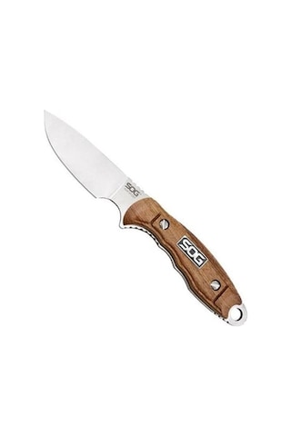Sog Hunts Point Skinning Ht012l-cp Ahşap Saplı Avcı Kamp Bıçağı