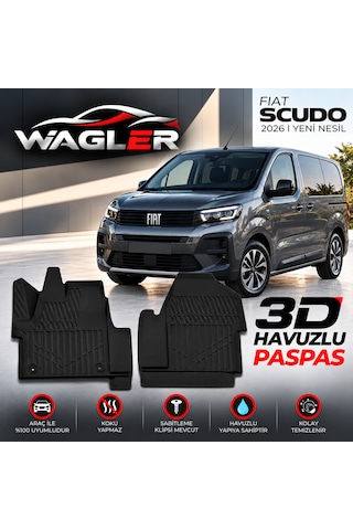 Wagler Fiat Scudo Havuzlu Paspas 2022 Ve Sonrası