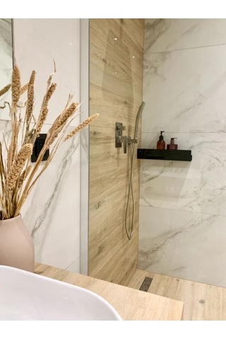 Dione Store Metal Banyo Rafı- Şampuanlık - Şampuan Düzenleyici Siyah