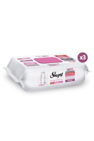Sleepy Meyve Serisi Yüzey Temizlik Havlusu Mendili Pomelo 3x100 300 Yaprak Beyaz