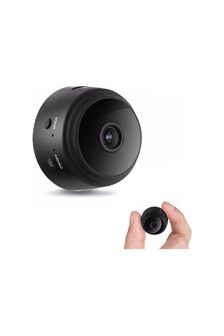 Padalink A9 Akıllı Wifi Kamera - 1080p Ultra Kaliteli, Gönüllü Gece Görüşü, Manyetik Montaj, Ev Güvenliği İçin 90 Geniş Açı Kamera Siyah