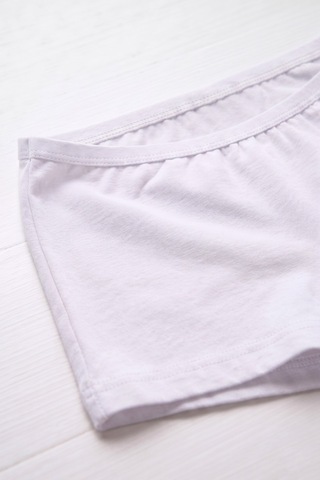 Öts Kız Çocuk 5 Li Pamuklu Boxer Günlük Rahat Kesim 8210-5 Beyaz