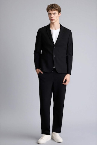 Defacto Modern Fıt Penye Blazer Ceket F2347ax26spbk27 Siyah-bk27