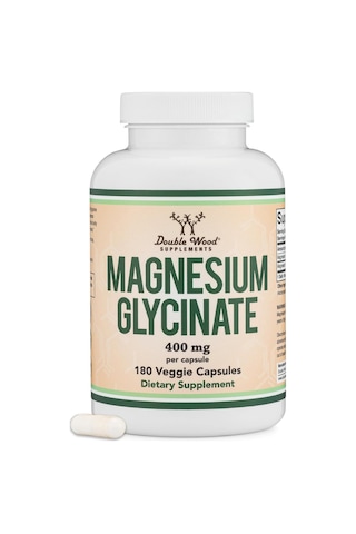 Double Wood Magnesium Glycinate 400mg, 180 Capsul.tr Tek Yetk...
