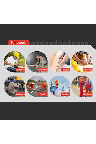 Ximistore9 40 Metre El Tipi Lazer Mesafe Ölçer, Hassas Alan-hacim Ölçümü, Usb Şarjlı, Ip54 Su Ve Toz Dayanıklı Siyah