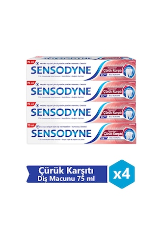 Hassasiyet + Çürük Karşıtı Diş Macunu 75 Ml X 4 Adet