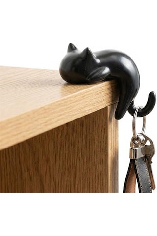 Sn-29184 Kedi Figürlü Yapışkanlı Köşe Askılık Diğer