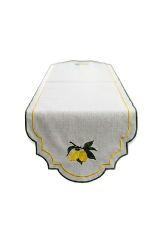 Limoncello Embroidered Runner Çok Renkli