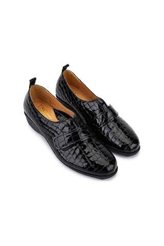Relax Anatomic Kadın Hakiki Deri Siyah Comfort Ayakkabı 611 E4260-08 Bn Ayk Sk25-26 Black Siyah