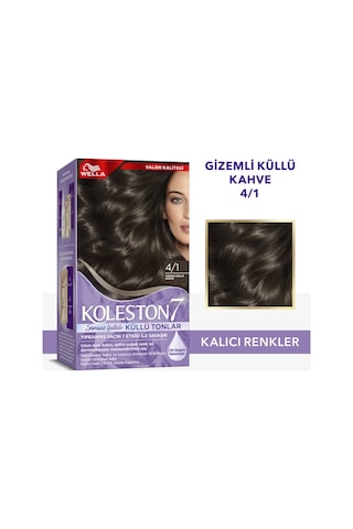 Koleston Supreme Kit Saç Boyası 4/1 Gizemli Küllü Kumral