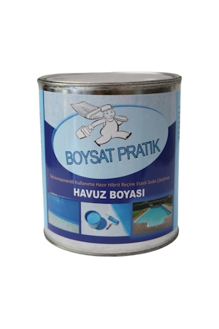 Boysat Pratik Tek Komponentli Solvent Bazlı Havuz Boyası 2.5 Kg -