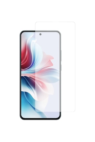 Oppo Reno 11f İle Uyumlu Temperli Ekran Koruyucu Kırılmaz Cam Ekonomik 5'li Paket