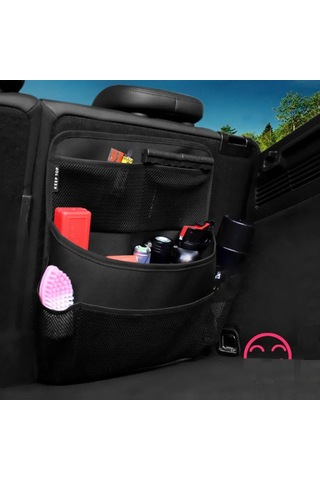 Samdoo Araç Organizatörü - Geniş Kapasiteli Koltuk Arkası Çanta, Pratik Ve Dayanıklı