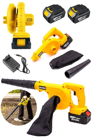 Steiner ST-88V Akülü Hava Körüğü Yaprak Üfleme Makinesi Sarı