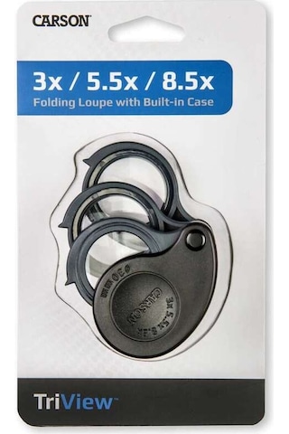 Carson Triview 3lü Lup Büyüteç
