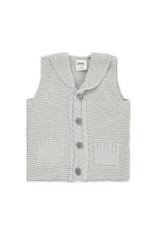 Civil Baby Erkek Bebek Triko Yelek 3-18 Ay Grimelanj 44821202023w1-1 Grimelanj